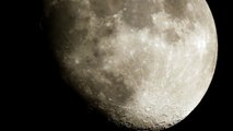 Moon Closeup with Clouds -Blue Moon creations India