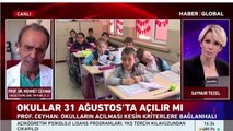 Prof. Dr. Mehmet Ceyhan’dan okulların açılmasıyla ilgili kritik açıklama!