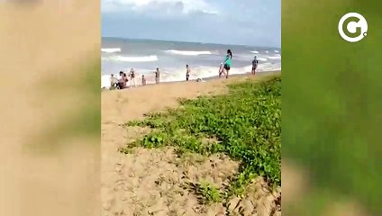 Uma criança se afogou em Jacaraípe, na Serra, nesta quinta-feira (6)