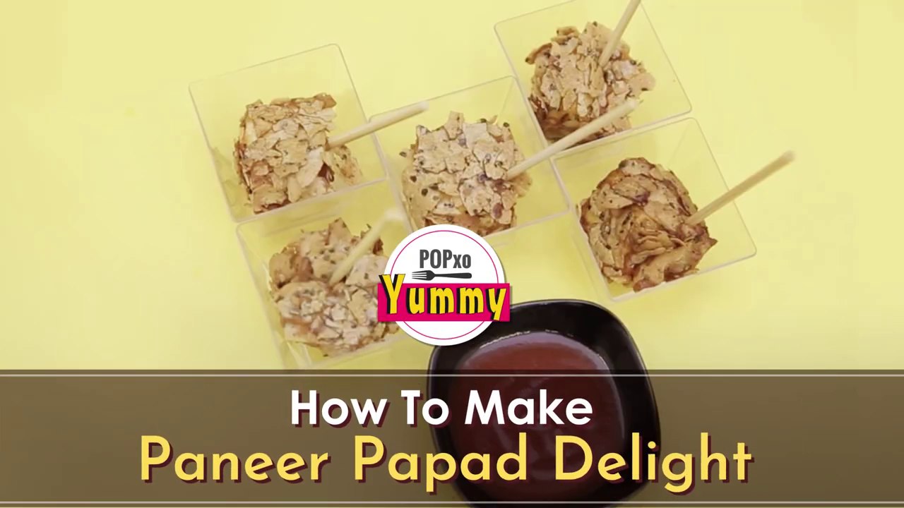 How To Make Paneer Papad Delight - POPxo Yummy