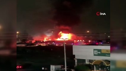 - Suudi Arabistan'da tren istasyonunda korkutan yangın