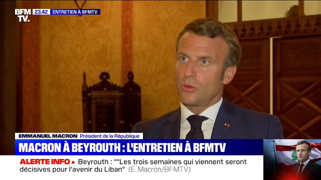 Pour Emmanuel Macron, les trois semaines qui viennent sont décisives pour l’avenir du Liban