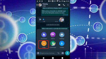 Como enviar músicas no WhatsApp Android