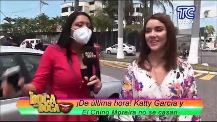 ¡Katty García y ‘El Chino’ Moreira no se casan!