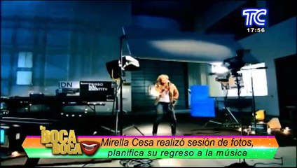 Mirella Cesa habla de su regreso a la música y de las fotos que hizo con su bebé