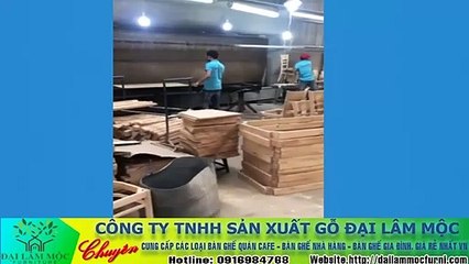 công ty sản xuất bàn ghế gỗ tại biên hòa