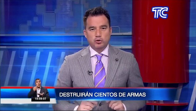 Más de 500 armas de fuego se entregan para destrucción