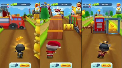 Talking Tom Gold Run - Super Angela, General Tom & Santa Tom in COPS & ROBBERS EVENT