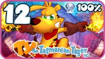 Ty the Tasmanian Tiger HD 100% Walkthrough Part 12 (PS4) Boss 3: Fluffy's Fjord