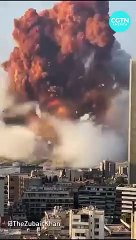 Mushroom cloud over Beirut- Video from 7 different angles