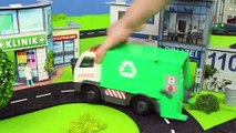 Escavadora, Trator, Carrinho de bombeiros , Caminhões de lixo e carros - Excavator Toys for kids