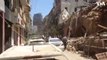 Lebanon Destroyed Buildings on Beirut Streets After Blast