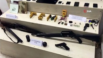 PKK operasyonunda el yapımı bomba, bomba malzemesi ve silah ele geçirildi