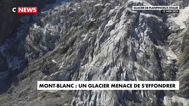 Italie : un glacier du Mont-Blanc sur le point de s'effondrer