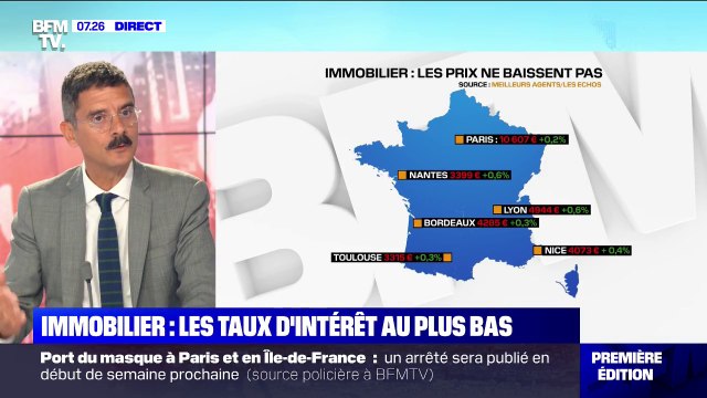 Les taux d'intérêt des crédits immobiliers baissent, mais pas pour tous
