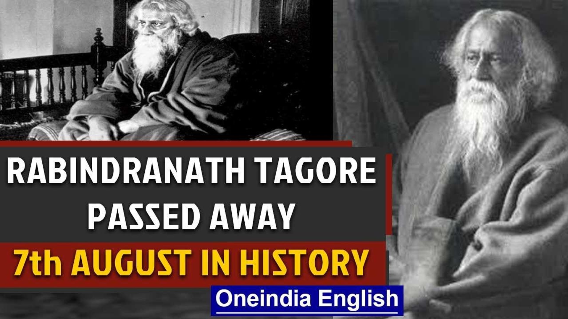 Nobel laureate Rabindranath Tagore passed away and other events in history  |Oneindia News - video Dailymotion