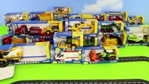 Escavadora, Trator, Carrinho de bombeiros , Caminhões de lixo e carros de policia Excavator Toys_6