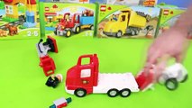 Escavadora, Trator, Carrinho de bombeiros , Caminhões de lixo e carros de policia para crianças_2