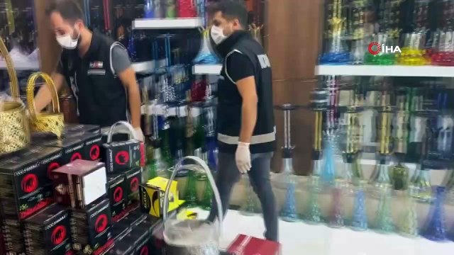 Gaziantep'te kaçak nargile tütünü ve sigara operasyonu