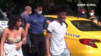 Kendisini darp eden sevgilisi için polise direndi