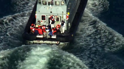 Migrants intercepted as they journey across channel