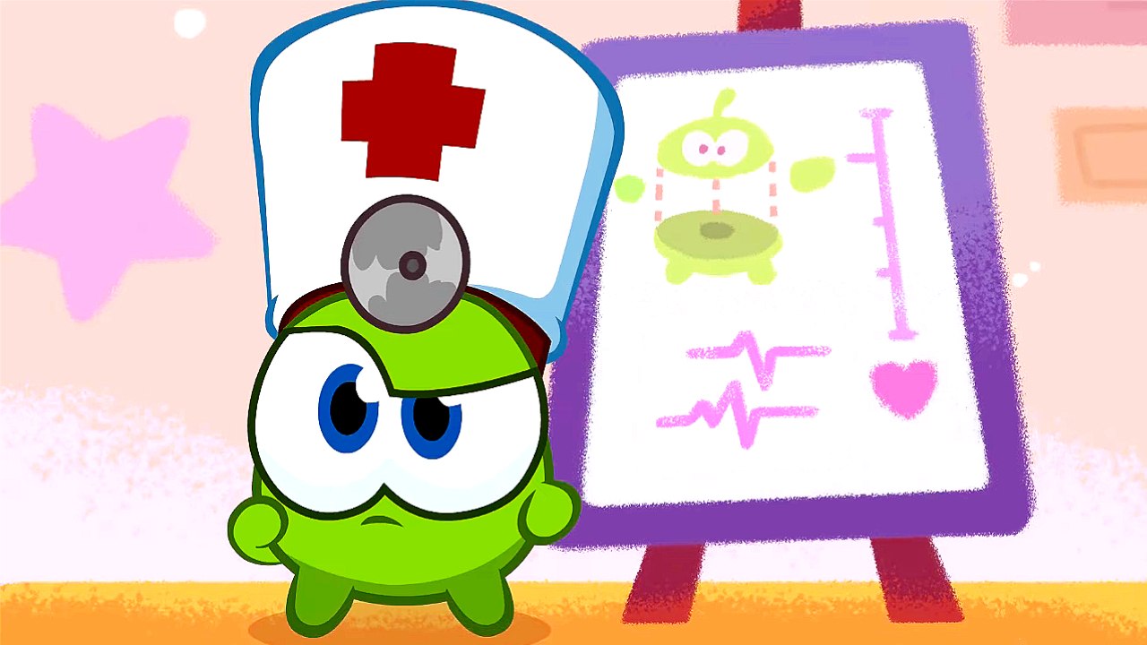 Om Nom Stories: Nibble Nom - An apple a day - Funny cartoons for kids