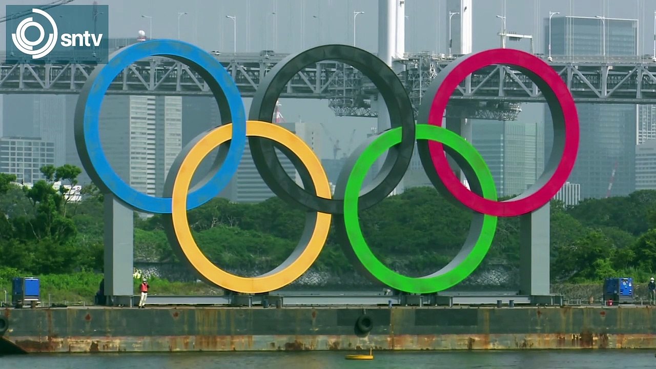 Olympic rings removed from Tokyo Bay