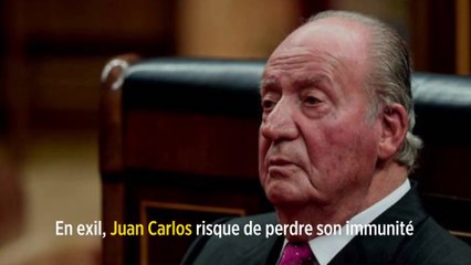 En exil, Juan Carlos risque de perdre son immunité