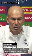 Zidane : "Bale préfère ne pas jouer"