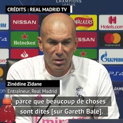 Zidane : "Bale préfère ne pas jouer"