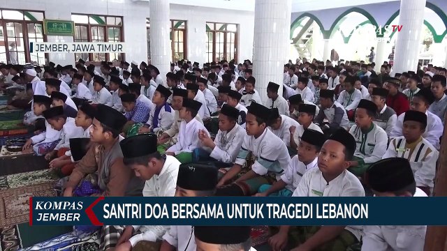 Santri Doa Bersama Untuk Korban Ledakan di Lebanon