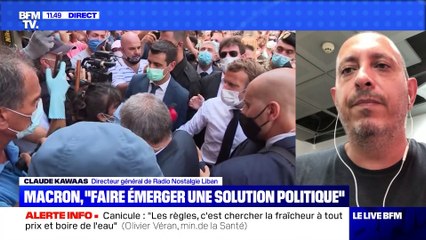 Macron, "faire émerger une solution politique" - 07/08
