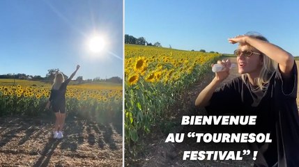 Privée de festivals, Angèle en improvise un... pour des tournesols