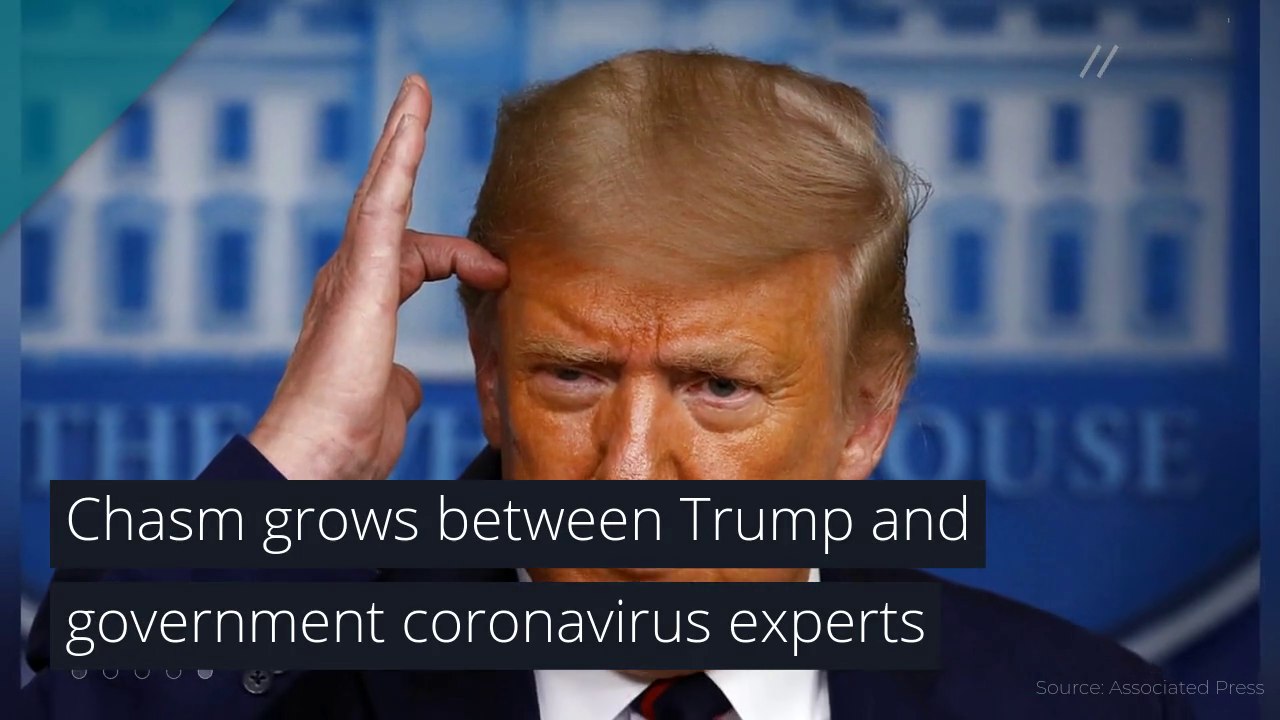 Chasm grows between Trump and government coronavirus experts, and other top stories from August 07, 2020.