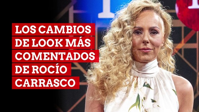 Los cambios de look más comentados de Rocío Carrasco
