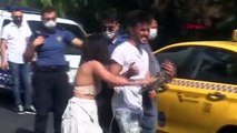 Kendisini döven sevgilisi için polise direndi!
