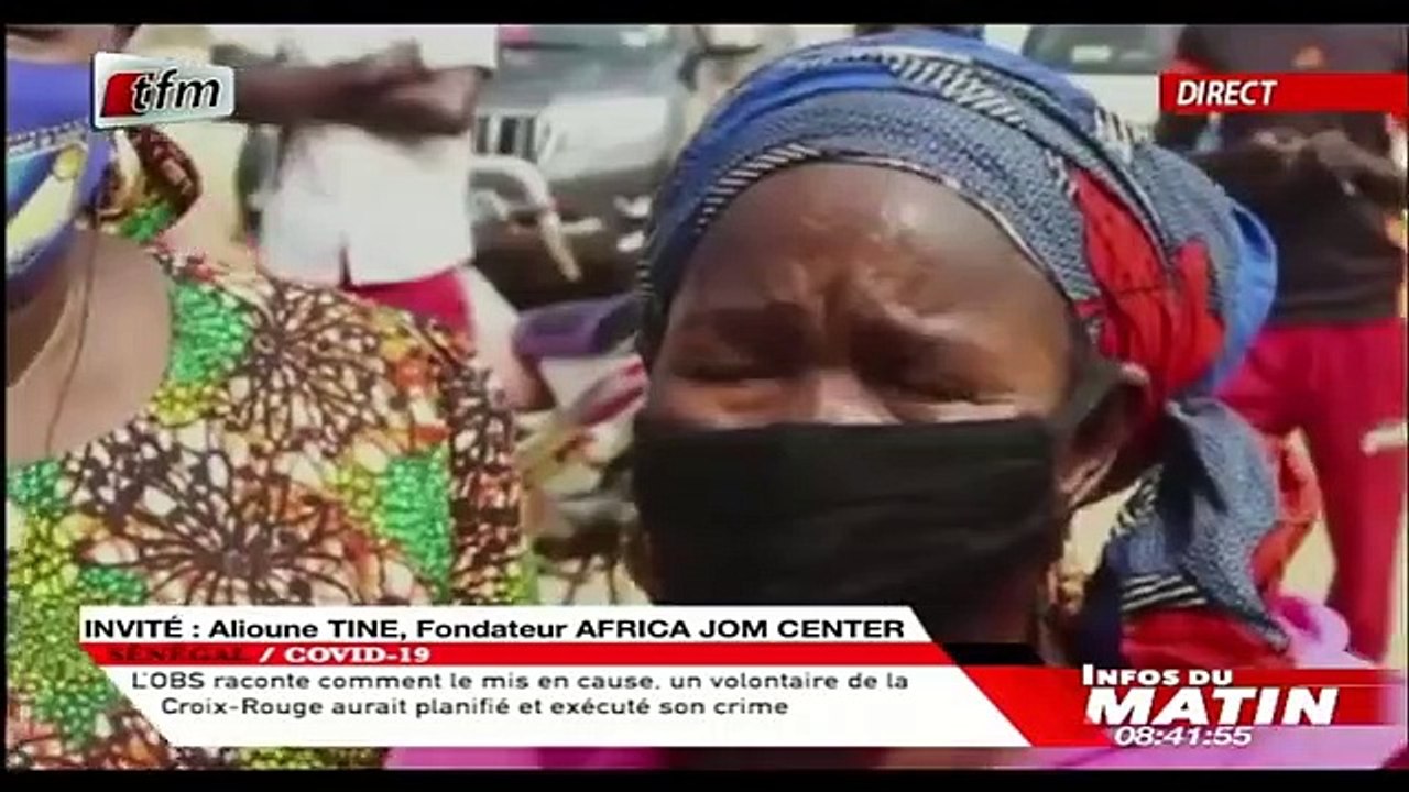 ALIOUNE TINE, Fondateur Africa Jom Center invité dans infos du matin - 07 Aout 2020