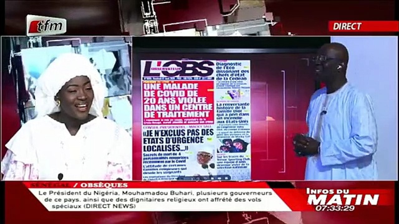 Li ci Yenekay yi avec Lamine Samba  dans INFOS du MATIN du 07 Aout 2020