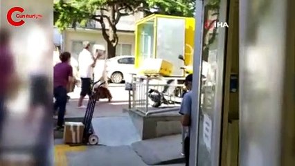 Kargocudan skandal hareket! Büyük tepki topladı