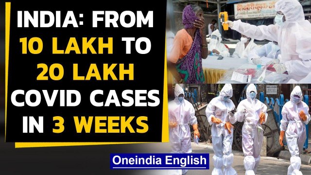 Coronavirus Cases in India cross 2 million mark, over 62,000 Covid-19 cases in 24 hours | Oneindia