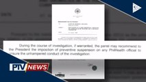Pres. #Duterte, ipinag-utos ang pagbuo ng task force na mag-iimbestiga sa korupsyon sa PhilHealth