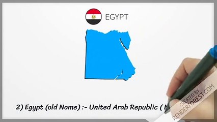 Old and new name of country