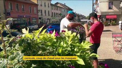 Canicule : le port du masque devient étouffant