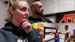 OUCH! Peyton Royce, Shawn Spears and Tyler Breeze react to giving me 20 chops  (Chris Van Vliet Interview)