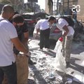 Explosions à Beyrouth : Habitués à des services publics défaillants, les habitants s'entraident