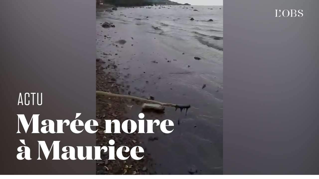 A l'île Maurice, des hydrocarbures arrivent sur les côtes après qu'un navire s'est échoué