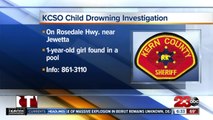 Child drowning investigation