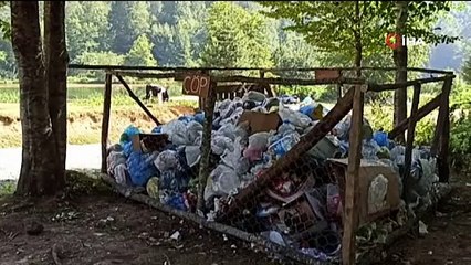 Vatandaşların uğrak noktası olan yaylalarda çevre kirliliği artıyor