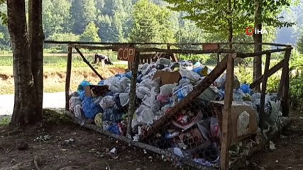 Vatandaşların uğrak noktası olan yaylalarda çevre kirliliği artıyor