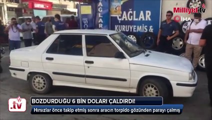 Adana'da bozdurduğu 6 bin doları çaldırdı